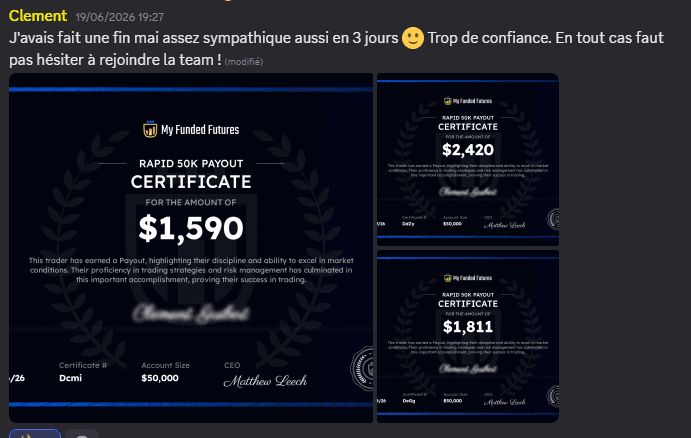Témoignage Discord de Clément
